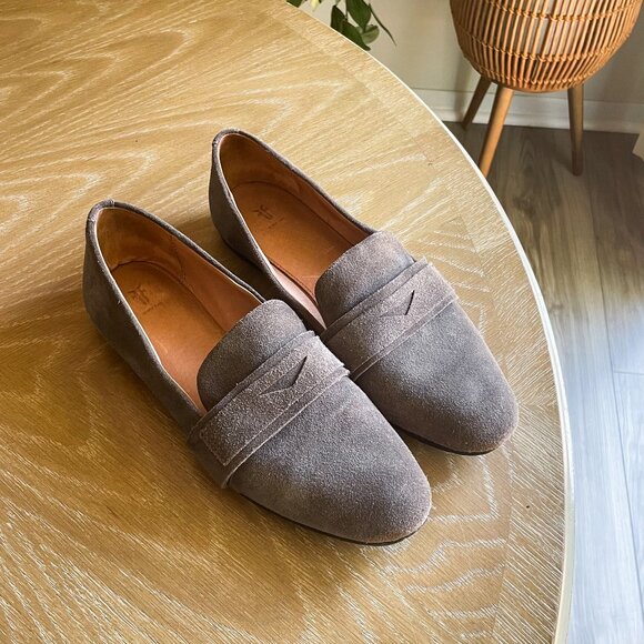 Frye Womens Terri Charcoal Loafers Size 9 - Picture 1 of 8